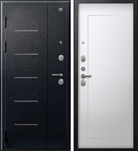 Товар Дверь V-03 Черный муар - Кашемир белый DIS007342